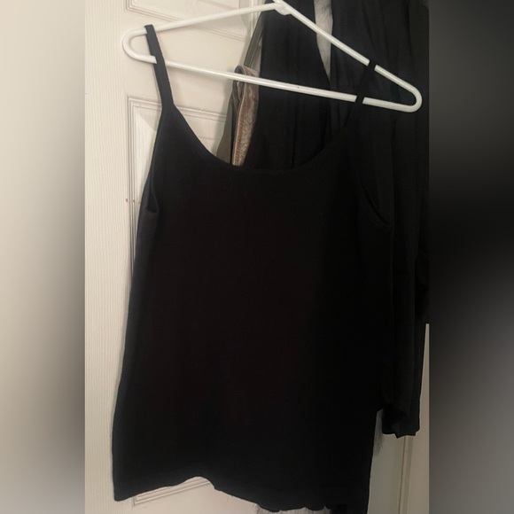 Beautiful Pure Cashmere Black Cami NWOT Size 14 L/XL - Picture 3 of 7